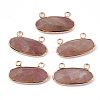 Natural Strawberry Quartz Pendants G-S344-44F-1