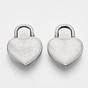 Non-Tarnish 304 Stainless Steel Pendants STAS-R100-08B-1