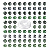 100Pcs 8mm Natural Ruby in Zoisite Round Beads DIY-LS0002-05-2