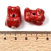 Handmade Porcelain Beads PORC-Z009-02G-3