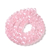 Baking Electroplate Glass Beads Strands DGLA-A039-J6MM-B15-2