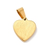 PVD Vacuum Plating 304 Stainless Steel Pendants STAS-F277-37G-2