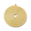 Manual Polishing 304 Stainless Steel Pendants STAS-P335-46G-1