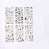 Cat Theme Glitter Self Adhesive Hot Stamping Stickers Sets DIY-WH0163-01-2