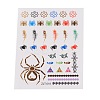Mixed Shapes Removable Fake Hand Art Temporary Tattoos Paper Stickers AJEW-L044-15-1