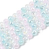 Electroplate Glass Beads Strands EGLA-D300-06-8mm-26-2