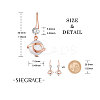 SHEGRACE Brass Dangle Earrings JE728A-2