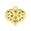Hollow Brass Pendants for Valentine's Day KK-M289-03X-G-1