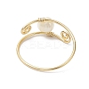Round Natural Cultured Freshwater Pearl Finger Rings RJEW-JR00746-4