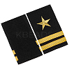1 Pair Polyester Sailor Epaulettes DIY-BC0017-21B-1