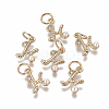 Brass Charms KK-L179-08H-G-1