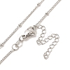 Brass Satellite Chain Necklaces NJEW-B119-03P-1
