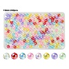 240Pcs 8 Colors Transparent Acrylic Beads MACR-YW0003-25-1