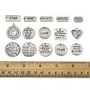 30Pcs 15 Styles Tibetan Style Alloy Pendants TIBEP-FS0001-40-5