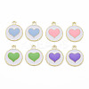 Alloy Enamel Pendants PALLOY-S181-039-NR-1