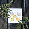 8Pcs 4 Styles Rack Plating Brass Cage Pendants KK-DC0002-45-5