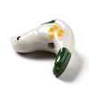Handmade Printed Porcelain Beads PORC-F005-04C-4