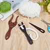 2Pcs 2 Styles Wooden Knitting Loom Plexer DIY-BC0015-94-4