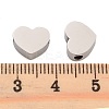 Non-Tarnish 304 Stainless Steel Beads STAS-H218-06P-3