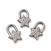 304 Stainless Steel Pendants STAS-Q001-07P-1
