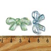 UV Plating Iridescent Transparent Acrylic Beads OACR-O006-07A-3