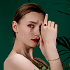 9Pcs 9 Style Cat Eye & Cubic Zirconia Open Cuff Rings Set RJEW-FI0001-12-7