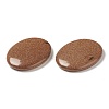 Synthetic Goldstone Worry Stone for Anxiety Therapy G-B036-01H-3