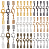 48Pcs 6 Colors Brass Lobster Claw Clasps KK-SC0005-86-1