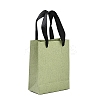 Paper Gift Tote Bags with Nylon Black Ribbon Handles LS-ABAG-K004-01B-1