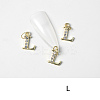 Alloy Rhinestone Cabochons MRMJ-T056-93G-L-1