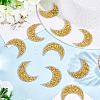 Resin Rhinestone Hotfix Rhinestone Iron on/Sew on Cloth Patches DIY-WH20063-030F-4