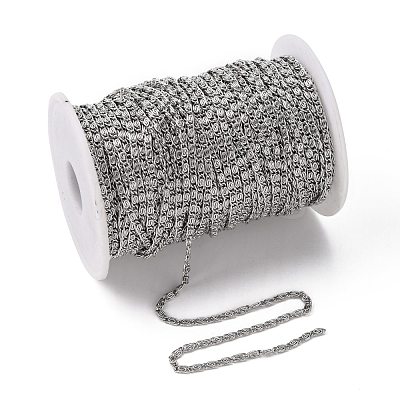 Tarnish Resistant 304 Stainless Steel Lumachina Chains CHS-R009-14-1