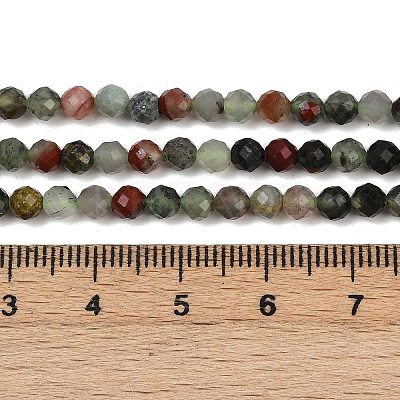 Natural African Bloodstone Beads Strands G-S388-A02-4mm-1