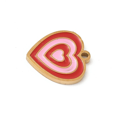 304 Stainless Steel Enamel Charms LS-STAS-P388-19E-G-1