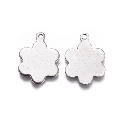 Tarnish Resistant 201 Stainless Steel Stamping Blank Tag Charms STAS-F207-27P-1