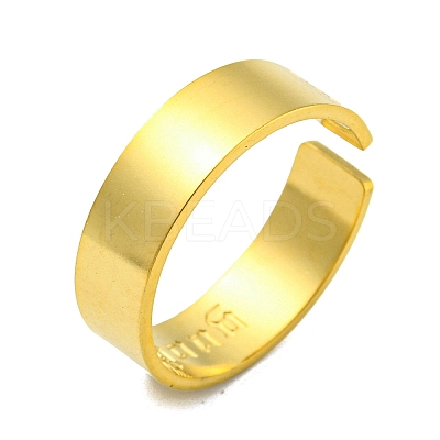 304 Stainless Steel Open Eye  Cuff Rings LS-RJEW-G306-02G-1
