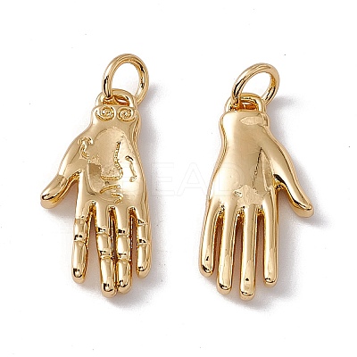 Brass Pendants KK-G439-45G-1
