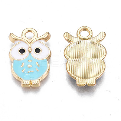 Alloy Enamel Pendants PALLOY-N170-019C-NR-1