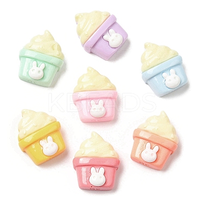 Cartoon Opaque Resin Decoden Cabochons RESI-C039-02A-1