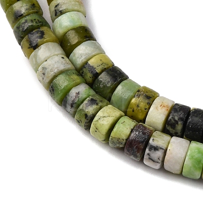 Natural Serpentine Beads Strands G-L624-I16-3x6mm-1