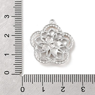 304 Stainless Steel Pendants STAS-A126-03A-GP-1
