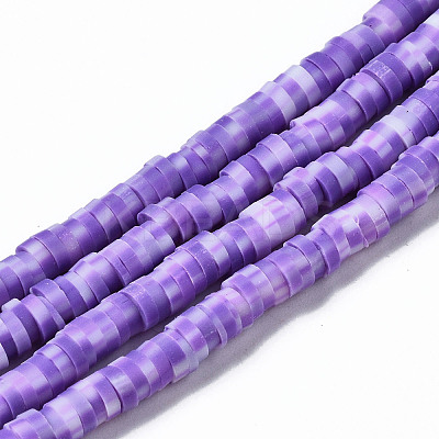 Handmade Polymer Clay Beads Strands CLAY-N008-010-157-1