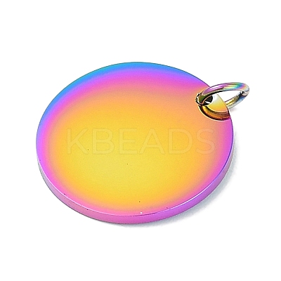 Ion Plating(IP) 304 Stainless Steel Pendants STAS-I311-32G-RC-1