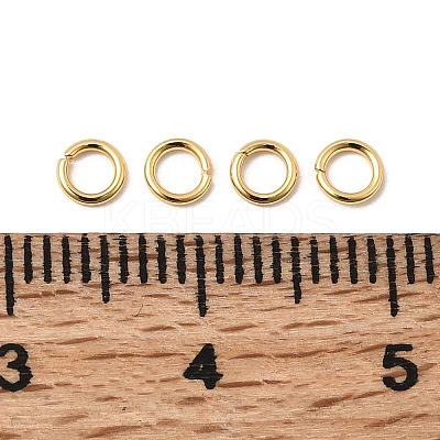 SHEGRACE Brass Open Jump Rings XGR0078G-12G-1