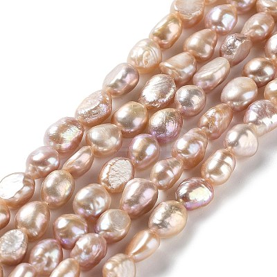 Natural Keshi Pearl Beads Strands PEAR-Z002-26-1