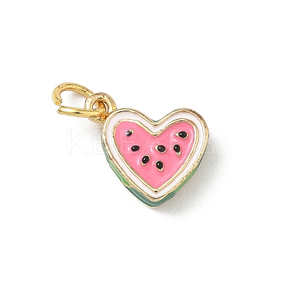 Brass Enamel Pendants X-KK-H523-01D-G-1
