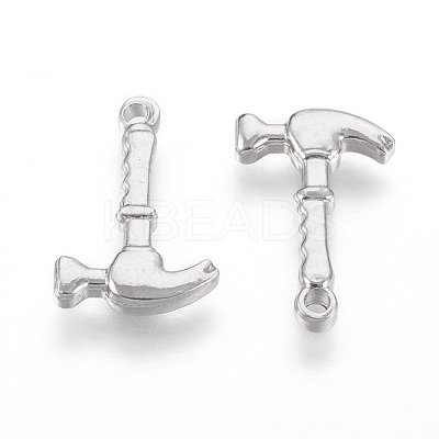 Tarnish Resistant 201 Stainless Steel Pendants STAS-O118-62P-1