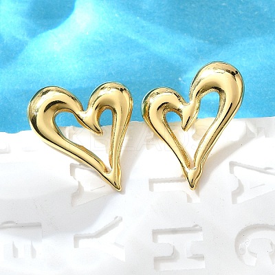 304 Stainless Steel Stud Earrings for Women EJEW-L296-077G-1