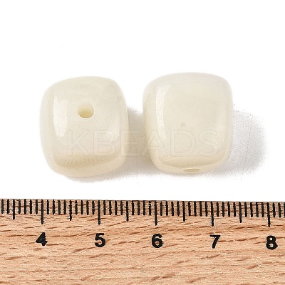 Opaque Acrylic Beads X-OACR-D320-01N-1