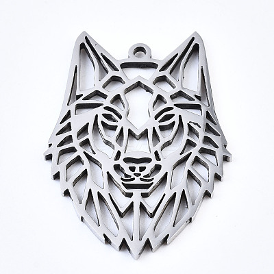 Non-Tarnish 304 Stainless Steel Pendants STAS-T059-24P-1
